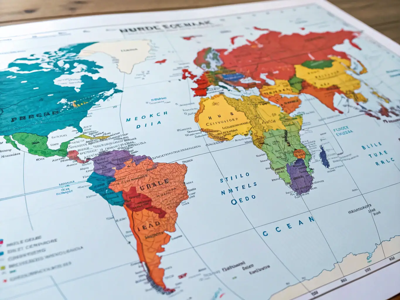 A world map highlighting key regions where Iustus Mercatura Holding operates, such as Brazil, the USA, Africa, and Asia, emphasizing the company's global reach.